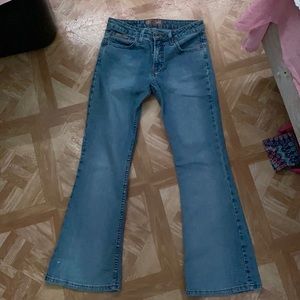 low-rise Boot cut jeans